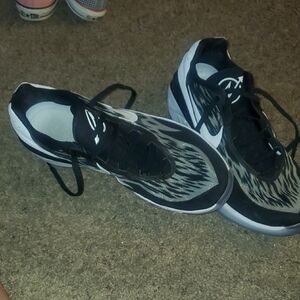 Black and White Athletic Shoes